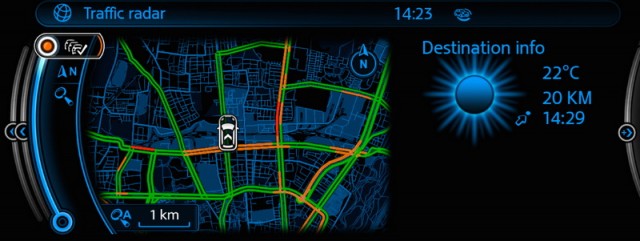 'Journey Mate' adds MINI nav functionality. Image by MINI.