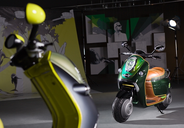 MINI's Scooter unveiled. Image by MINI.