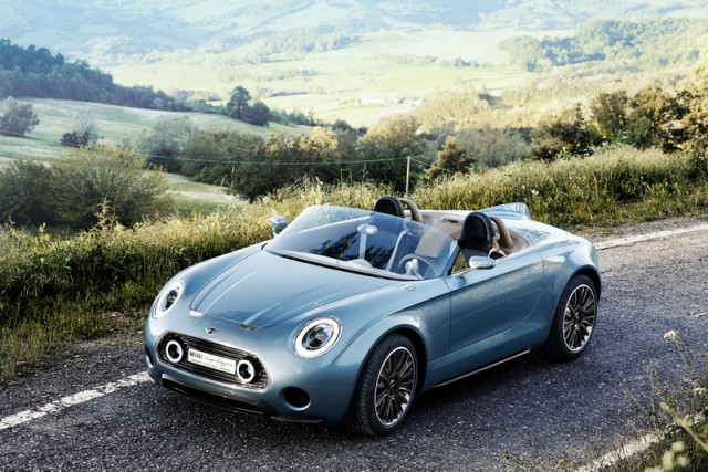 MINI and Touring Superleggera reveal concept. Image by MINI.