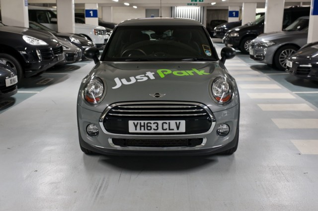 Book a parking space with MINI. Image by MINI.