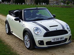 2009 MINI Convertible John Cooper Works. Image by Dave Jenkins.