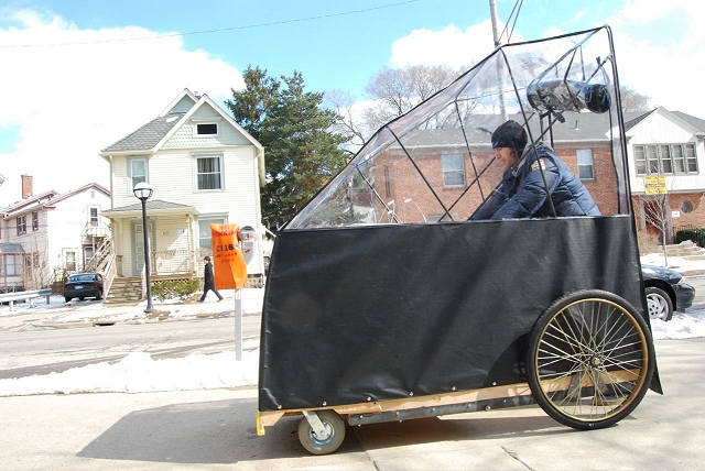 Homeless Utility Vehicle (HUV). Image by Stephen Mills.