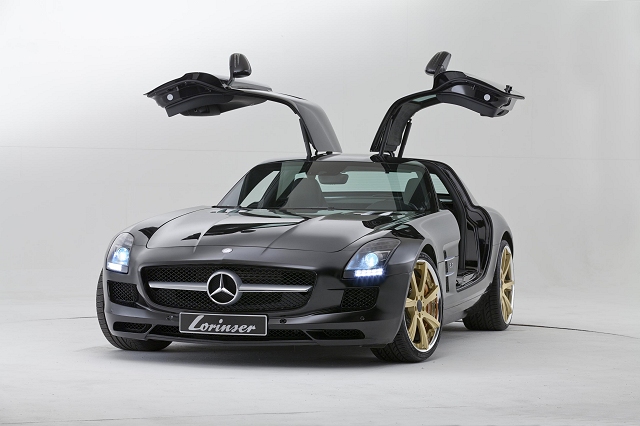 New Lorinser wheels for SLS AMG. Image by Lorinser.