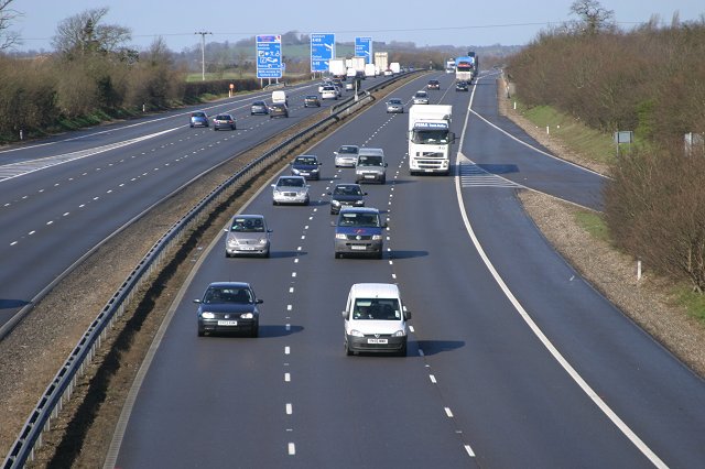 Investment in England's roads. Image by Syd Wall.