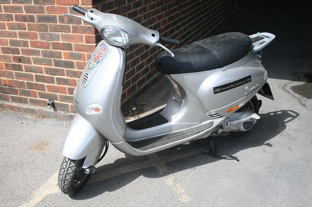 Stirling Moss' scooter for sale. Image by Stirling Moss.