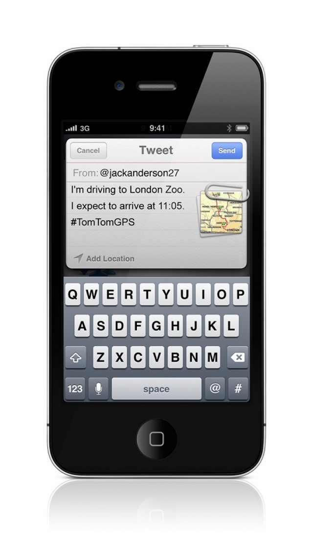 TomTom updates navigation app. Image by TomTom.