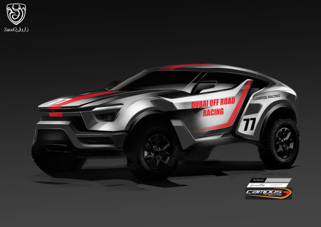 Zarooq Sand Racer revealed. Image by Zarooq.