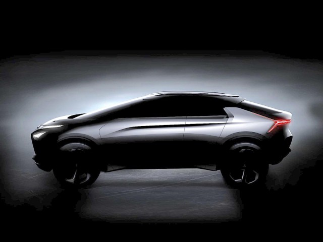 Mitsubishis electric crossover could be the successor to the Evo X. Image by Mitsubishi.