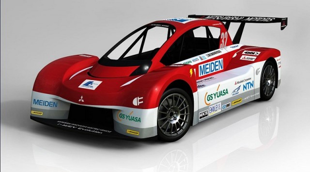 Electric Mitsubishi for Pikes Peak. Image by Mitsubishi.