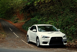 2009 Mitsubishi Lancer Evolution X FQ-330. Image by Kyle Fortune.