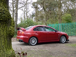 2010 Mitsubishi Lancer Evolution X FQ-360. Image by Mark Nichol.