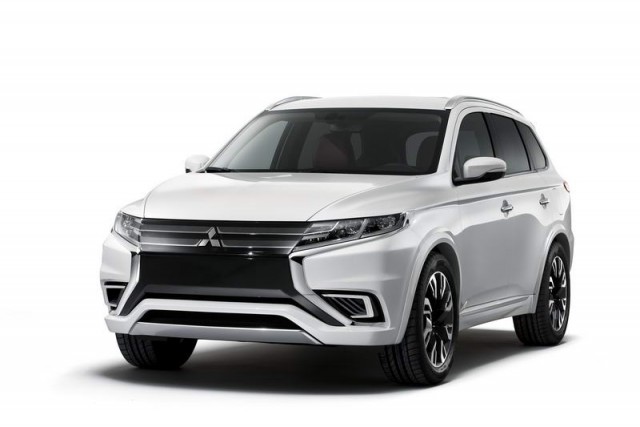 Mitsubishi spruces up Outlander PHEV. Image by Mitsubishi.