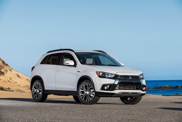 New Mirage and ASX shown off in LA. Image by Mitsubishi.