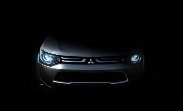 Mitsubishi's Geneva teaser. Image by Mitsubishi.