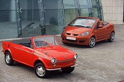 2005 Mitsubishi Colt Coupe Cabriolet. Image by Mitsubishi. Click here for a larger image. 2005 Mitsubishi Colt Coupe Cabriolet. Image by Mitsubishi.