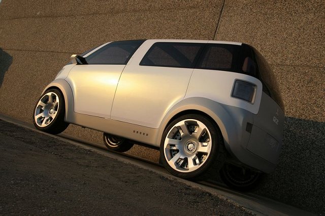 2006 Mitsubishi Concept-EZ MIEV concept car image gallery. Image by Mitsubishi.