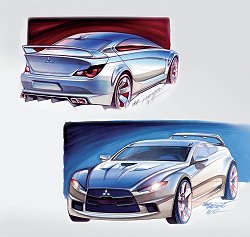 2005 Mitsubishi Concept-X. Image by Mitsubishi. Click here for a larger image. 2005 Mitsubishi Concept-X. Image by Mitsubishi.