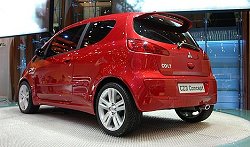 2004 Mitsubishi CZ3 concept car. Image by www.salon-auto.ch. Click here for a larger image. 2004 Mitsubishi CZ3 concept car. Image by www.salon-auto.ch.