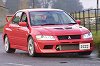 Mitsubishi Lancer Evo VII FQ-300. Photograph by Mark Sims. Click here for a larger image.