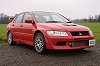 Mitsubishi Lancer Evo VII FQ-300. Photograph by Mark Sims. Click here for a larger image.