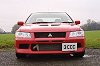 Mitsubishi Lancer Evo VII FQ-300. Photograph by Mark Sims. Click here for a larger image.