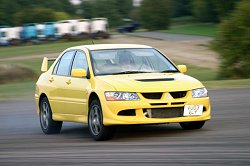 2003 Mitsubishi Lancer Evolution 8 FQ-300. Image by Mark Sims.