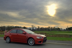 2008 Mitsubishi Lancer Evolution X. Image by Shane O' Donoghue.