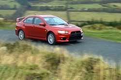 2008 Mitsubishi Lancer Evolution X. Image by Shane O' Donoghue.