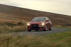 2008 Mitsubishi Lancer Evolution X. Image by Shane O' Donoghue.