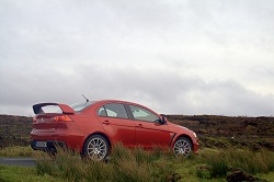 2008 Mitsubishi Lancer Evolution X. Image by Shane O' Donoghue.