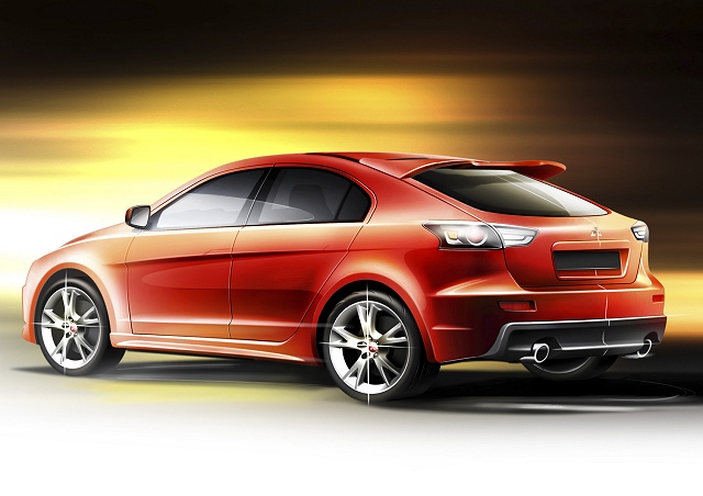 A slice of orange from Mitsubishi. Image by Mitsubishi.