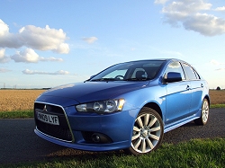 2009 Mitsubishi Lancer Sportback. Image by Dave Jenkins.