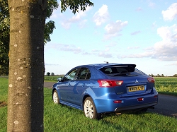 2009 Mitsubishi Lancer Sportback. Image by Dave Jenkins.