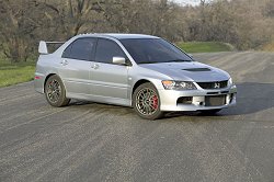 2005 Mitsubishi Lancer Evolution IX. Image by Mitsubishi.