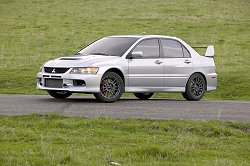 2005 Mitsubishi Lancer Evolution IX. Image by Mitsubishi.