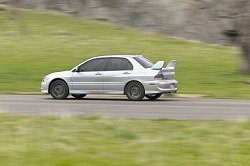 2005 Mitsubishi Lancer Evolution IX. Image by Mitsubishi.
