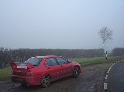 2005 Mitsubishi Lancer Evolution IX FQ-340. Image by James Jenkins.