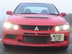 2005 Mitsubishi Lancer Evolution IX FQ-340. Image by James Jenkins.