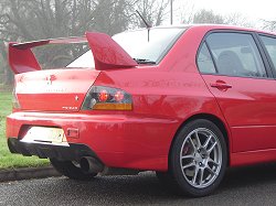 2005 Mitsubishi Lancer Evolution IX FQ-340. Image by James Jenkins.