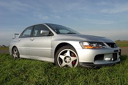 2006 Mitsubishi Lancer Evolution IX FQ-360. Image by Syd Wall.