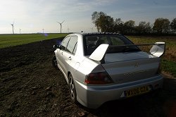 2006 Mitsubishi Lancer Evolution IX FQ-360. Image by Syd Wall.