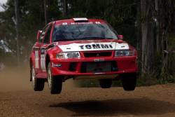 Tommi Makinen won the 2000 Rally of Australia. Picture by Mitsubishi
