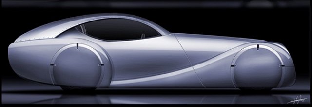 Morgan's hydrogen-fuelled future. Image by Morgan.