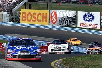 The NASCAR teams had to contend with a very different track to the normal ovals!