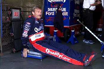 Dale relaxes - he can not afford to though for the rest of the championship
