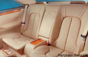 The rear seats in this coupe are actually usable