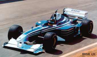 The Williams-BMW under test