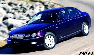 The classy Rover 75.