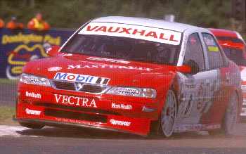 John Cleland in action in this year's Vauxhall Vectra SuperTouring
