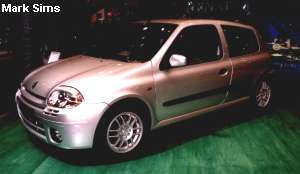 The Renaultsport Clio at the London Motor Show. Photograph by Mark Sims. Click here to visit Mark's Rally Gallery.